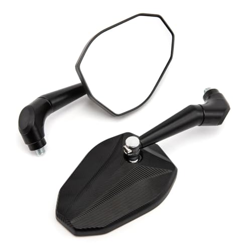 Rétroviseurs latéraux de moto universels en aluminium pour guidon