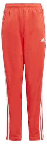 Adidas Unisex Kinder Train Essentials AEROREADY 3-Stripes Regular-Fit Pants, Bright red/White, 13-14 Years