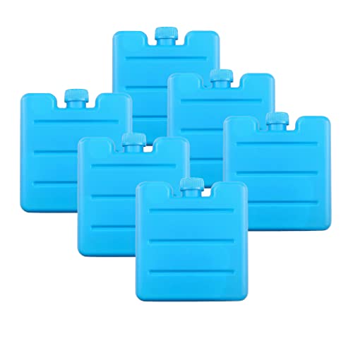 VonBueren 6 x Mini Kühlakkus für Kühltasche | 8x7,5x1,5 cm klein | 85 g je Kühlakku Cover