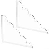 Paire de protections anti-éclaboussures en acrylique avec base en silicone pour...