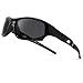 Pro Acme Kids Sunglasses for Boys Girls, Polarized Sports Child Youth Baseball Sunglasses with Strap for Kids Ages 3-12 (All Black)