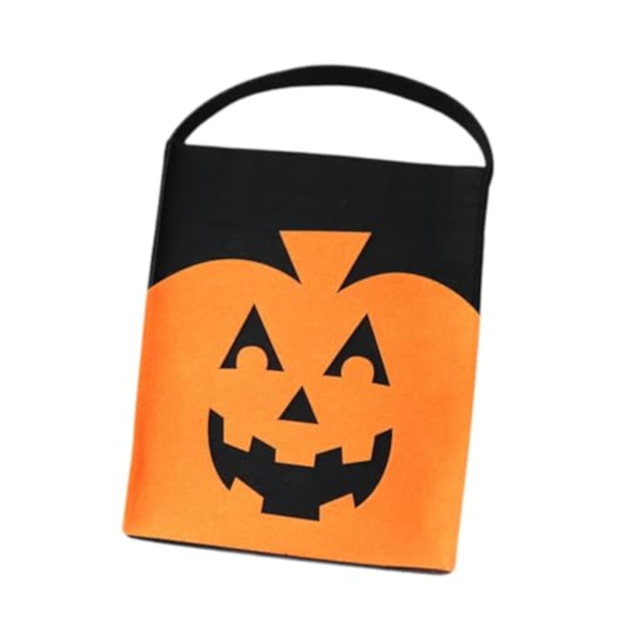 Halloween Trick or Treat Bag with Handles, Felt Tote Bag