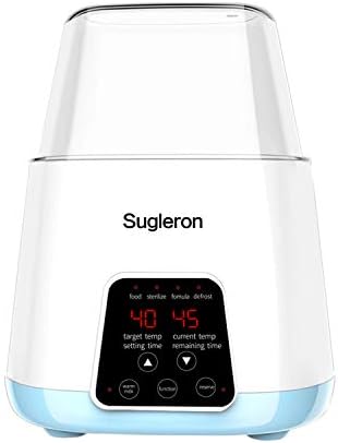 Baby Bottle Warmer - Baby Portable Bottle Warmer with Timer - 5 in 1 Bottle Warmer Electric - LED Display Bottle Warmer for Baby Food Formula and Breastmilk