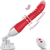 Thrusting Dildo Vibrator Sex Toys | 9.6' Sex Machine Dildos with Rotating Balls | 3 in 1 Adult Toys with 6 Thrust & Rotation *10 Vibration Modes | Adult Sex Toy Vibrators for Women Couples Pleasure B