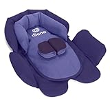 Diono Cuddle Soft 2-in-1 Head Support, Comforting Head and Body Support for Babies, Converts depending on Infants Size, Purple Wildberry