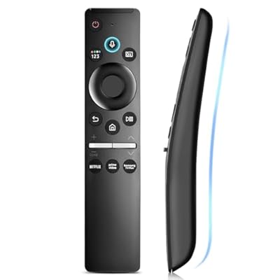 Voice Remote for Samsung Smart TV,Universal Remote Control Compatible All for Samsung TV LED QLED UHD SUHD HDR LCD Frame Curved Solar HDTV 4K 8K 3D Q60 Q70 Q80 Curved Frame Remote Replacement