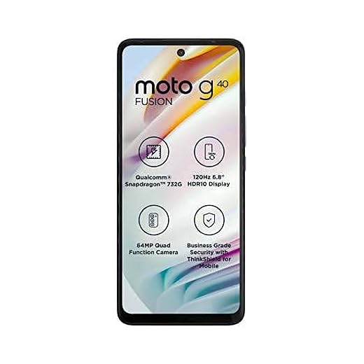 (Renewed) MOTOROLA G40 Fusion (Dynamic Gray, 6 GB RAM, 128GB Storage)