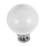 Forme ronde : design rond distinctif de cette lampe d'extérieur ajoute une touche d'élégance à vos extérieurs, améliorant visuel, luminaires de poteau pour l'extérieur, applique murale de cour