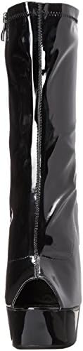 Ellie Shoes Women's 609-Vanna Boot, Black Patent, 8 M US | Image 1