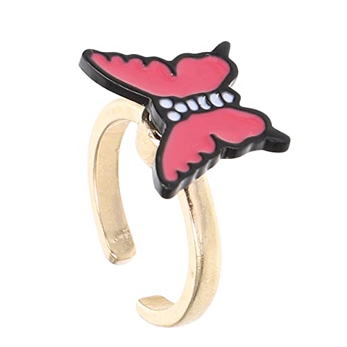 ibasenice Bague Anti-Stress Rotative Anneau Décoratif pour Garçon Fille Bijou Réglable pour Soulager Anxiété