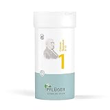 PFLÜGER Schüßler Salze Nr. 1 Calcium fluoratum D12 - 400 Tabletten - Das Salz der Haut und des Bindegewebes - glutenfrei
