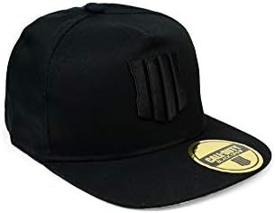 Call of Duty Snapback Cap with Black Ops 4 Embossed Shield Logo Design