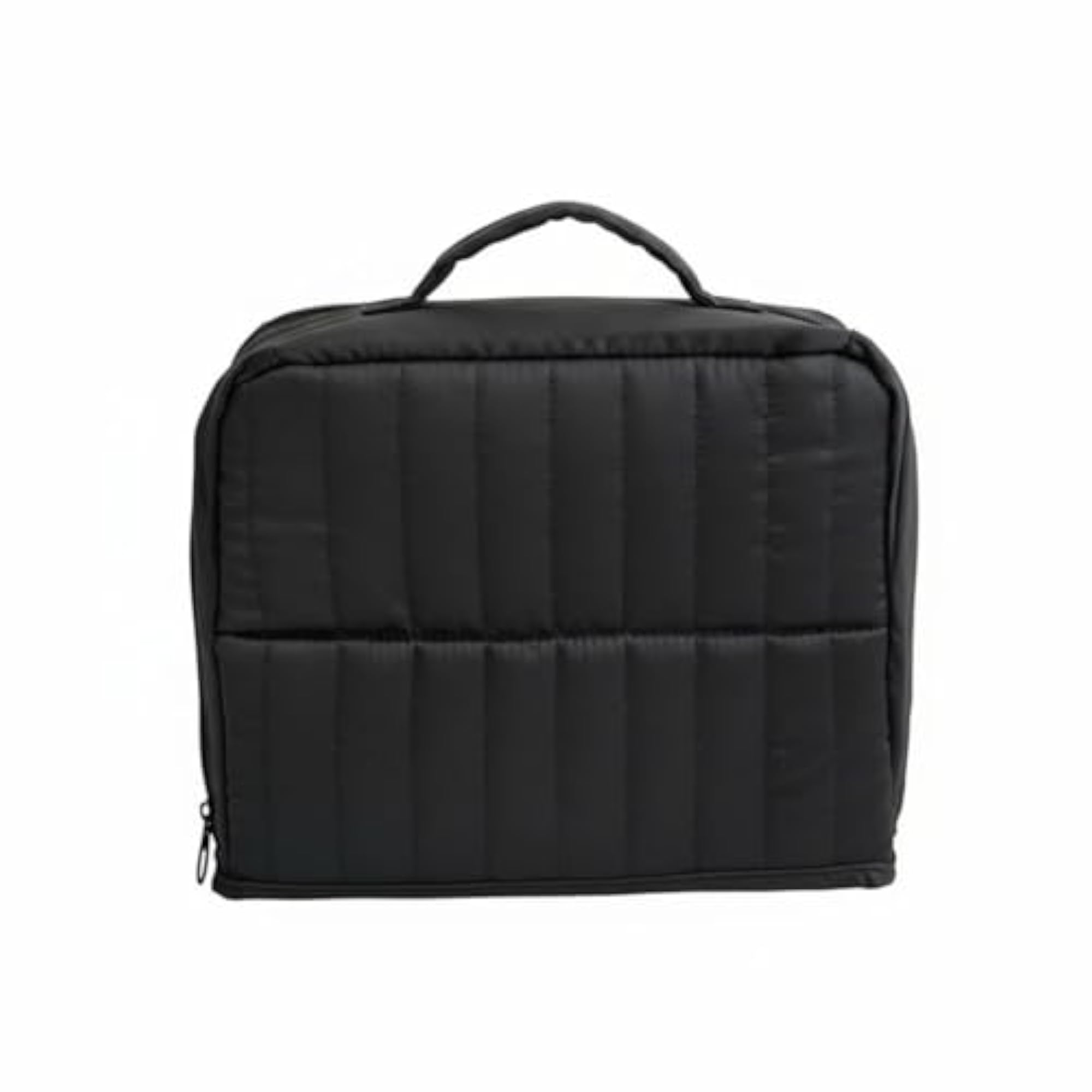 Partitioned Design Upright Makeup Organizer, Solid Color
