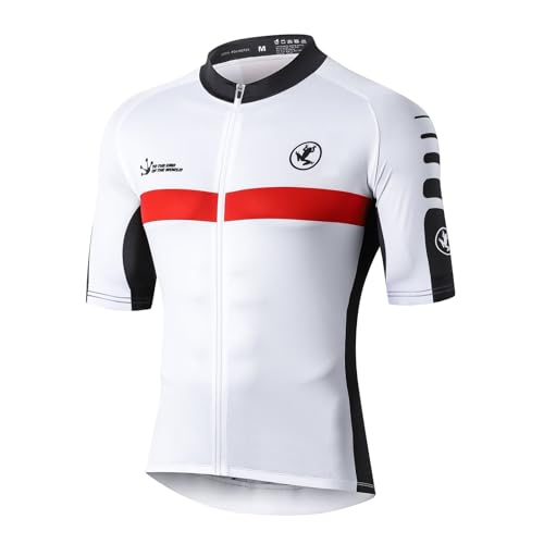 UGLY FROG Men's Basic Cycling Jerseys Short Sleeves Bike Bicycle Shirt Zipper Pockets