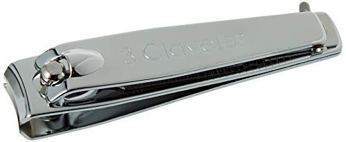 3 Claveles 12416 - Coupe-ongles avec lime, 6 cm