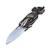 Tac-Force Folding Knife Satin Finish Stainless Steel Drop Point Blade, Green Bomb Aluminum Handle w/Pocket Clip, Liner Lock, Tactical, EDC, Rescue - TF-1039GN