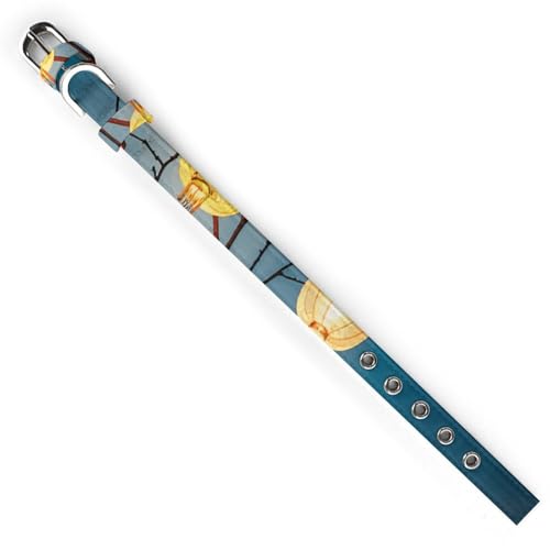 Collier réglable pour chien et chat imprimé lanternes suspendues légères - 7