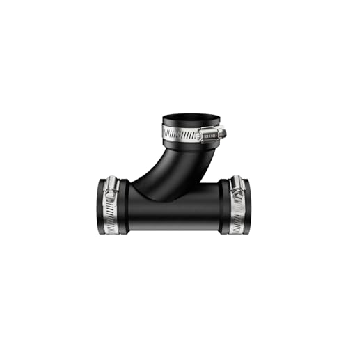Fernco PQT-200 Negro manguito flexible de dos pulgadas para tubería 3