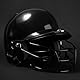 Baseball-Softball-Schlaghelm mit Gesichtsabdeckung, Dual-Density-Schlagabsorptionsschaum, Hochschlagfester ABS-Schalenhelm für Jugendliche und Erwachsene (Schwarz)