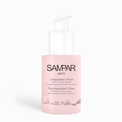 Sampar - L’Impossible C-Rum - Anti-rides + Anti-taches + Hydratation + Fermeté + Éclat du teint - Concentre 5 Actions Anti-âge - Flacon 30 ml