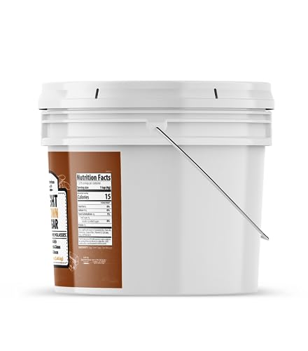 Unpretentious Light Brown Sugar, 2 Gallon Bucket, Made With Cane Molasses, Perfect For Desserts, Meat & Fruit #TOP2