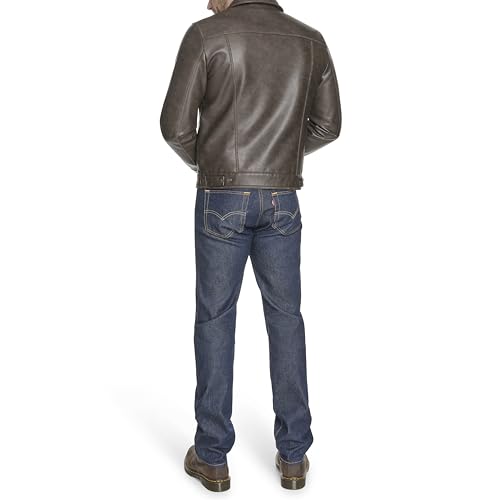 Image of Levi's Men's Faux Leather Classic Trucker Jacket