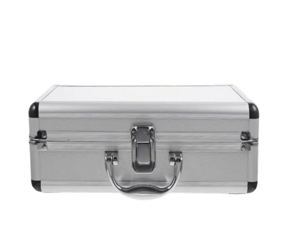 JAYCO Aluminium Flight Case - Metal Hard Case with Foam (12" x 10" x 4")