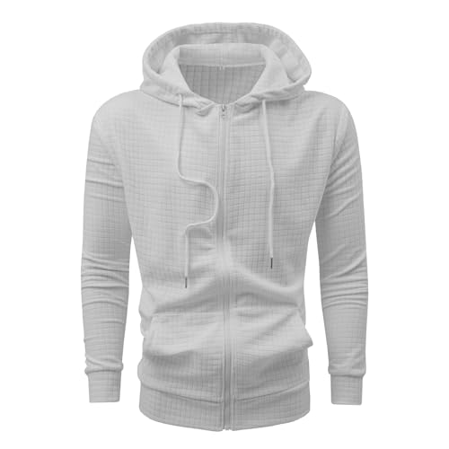 Sweat à capuche homme fermeture éclair facile entraînement extérieur