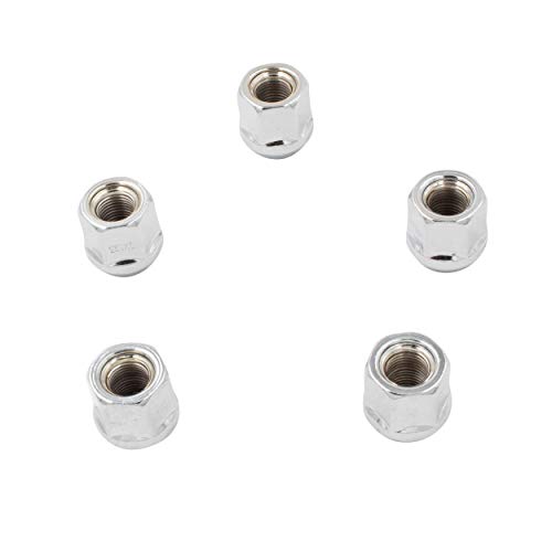 Image of Wheel Accessories Parts 20 Pcs M14x1.5 14x1.5 Thread OE Bulge Acorn Lug Nuts 1.0 inch Long Zinc 13 /16 inch 21mm Hex Fits Ford Mustang Mustang Fusion Explorer Maverick ｜ Tesla S 3 X Y