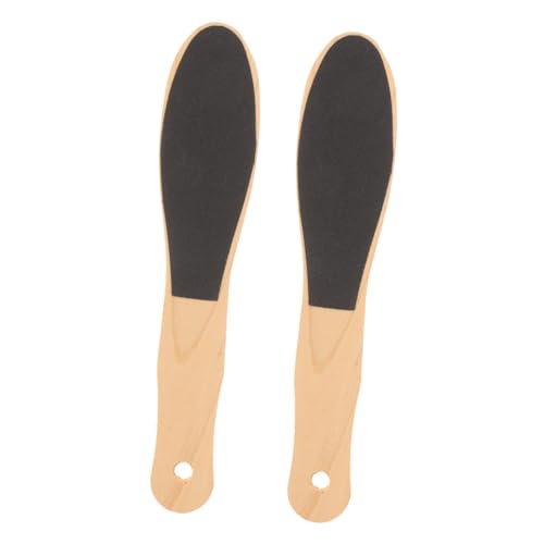 Housoutil Dead Skin Remover for Feet 2pcs Foot Remover Pads Wood Foot File Foot Sc to Remove Dead Skin