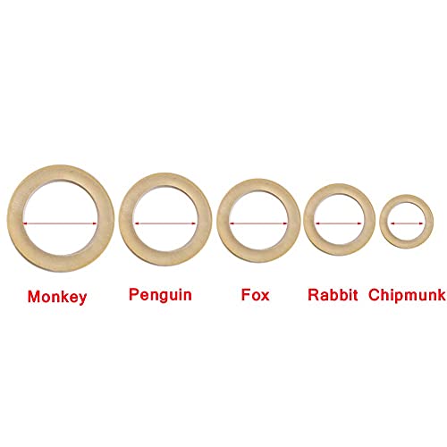 500 Pcs Orthodontic Elastic Rubber Bands, 3.5 Ounces Heavy Dental Rubber Traction Bands, Free Elastic Placer For Braces (1/8",Chipmunk) #TOP2