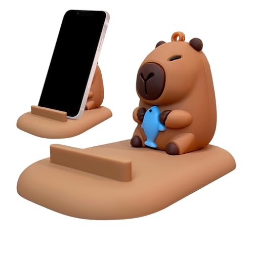 Phone Stand Desk Holder - Cute Novelty Desktop Accessory | Stable Viewing Support and Lightweight Compact Design for Office, Hom