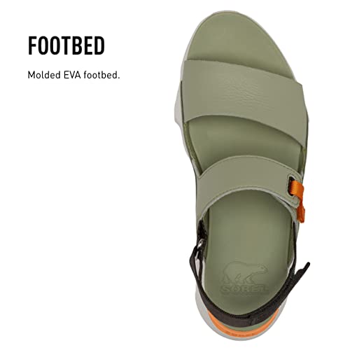 Sorel Women's Kinetic Impact Ii Sling Low Sandals - Safari, Koi - Size 9 #TOP3