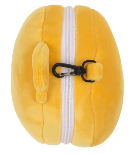 Coussin de voyage peluche canard et masque pour les yeux microfibre compact
