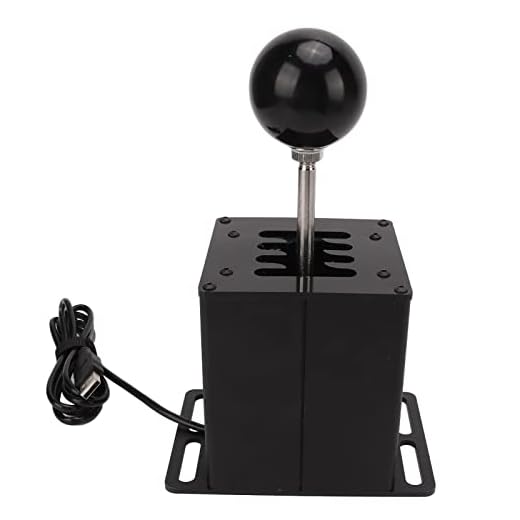 PC USB Simulator Shifter para Logitech G29 G27 GT Thrustmaster T300 T500 Volante Sequencial H Gear Shifter Compatível Com ATS ETS Dust WRC LFS EST Sim Racing Games 7+R Black