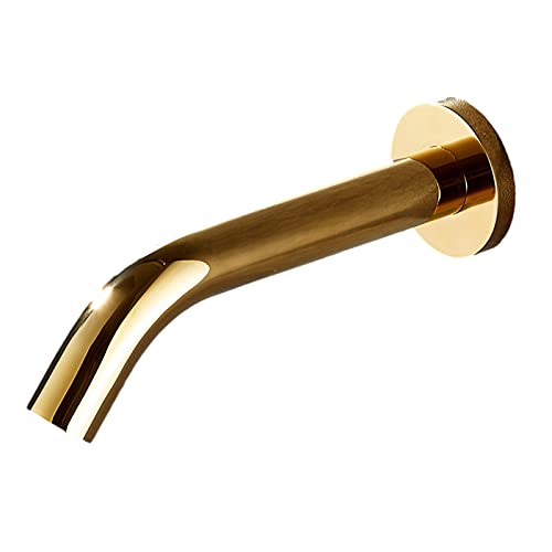Robinet automatique pour lavabo de salle de bain suspendu or