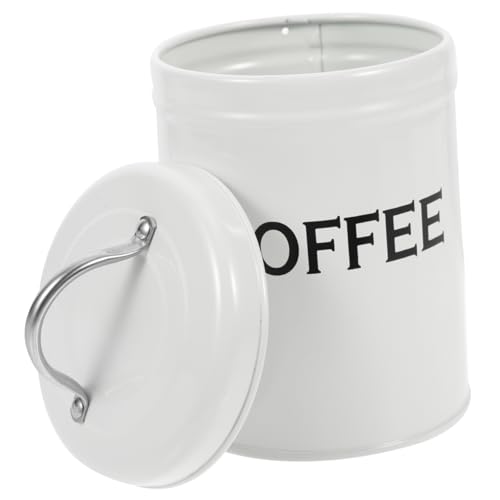 CIYODO Bote de Té Nórdico de Metal con Tapa Hermética Portátil para Almacenamiento de Té y Azúcar Contenedor Decorativo para Cocina y Oficina Lata Vintage para Bolsitas