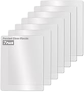Fotouzy Plastic Cutting Board Set of 7, Frosted Clear Flexible Cutting Mats, BPA-Free, Non-Porous...