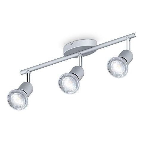 Plafonnier LED B.K.Licht 3 spots Cover