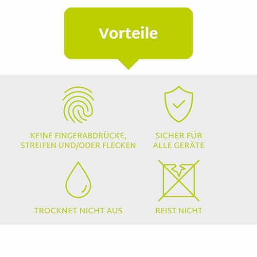 Happy Clean Reinigungstücher Medium - 100 Stück - für Laptop, Tastatur und iPad - Hochwertige Bildschirm- und Tastaturreinigung