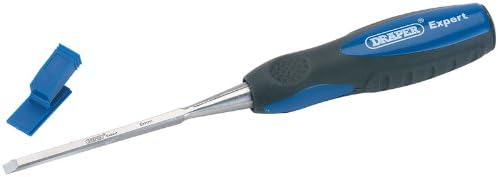 EXPERT 6MM WOOD CHISEL - Expert Quality, full length bevel edged blades manufactured from chrome vanadium steel hardened, tempered, finely ground and clear lacquer coated for corrosion protection. Impact-resistant soft grip polypropylene handles with striking caps. All blades have blade guards. Display packed.