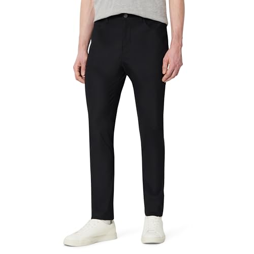 Amazon Essentials Men's Slim Fit 5 Pocket Commuter Pants, Black, 40W x 34L