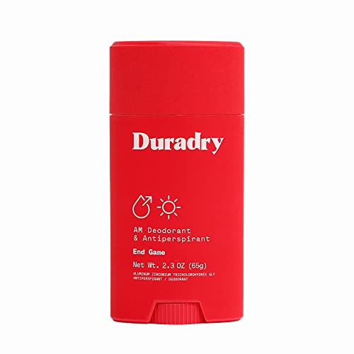 Duradry Am Deodorant & Antiperspirant - Prescription Strength Deodorant For Hyperhidrosis, Antiperspirant For Women & Men, Armpit Sweat Protection, Silicone-Free - End Game, 2.3 Oz (Pack Of 1) #TOP8
