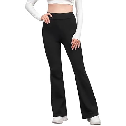HZHSGLY Girls High Waisted Flared Leggings Cover