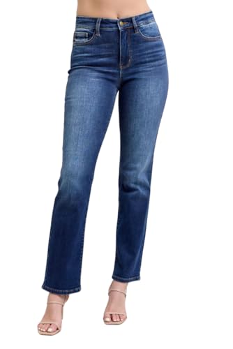 Judy Blue Washed Straight Leg Jeans