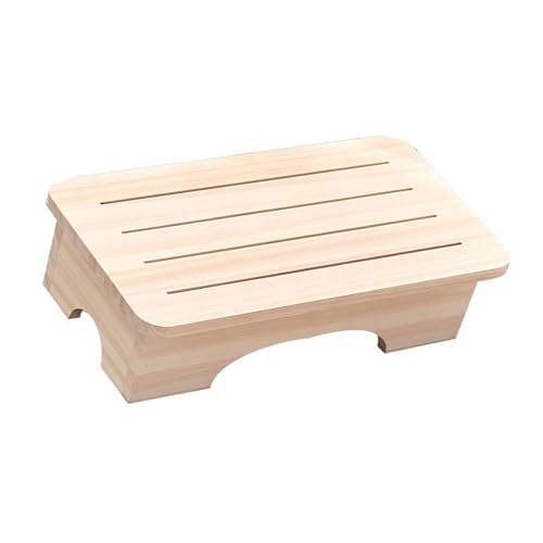 Repose-pieds en bois contre le mal de dos sous le bureau