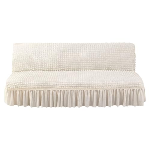 Housse de canapé clic clac extensible et lavable pour banquette sans accoudoirs - 7