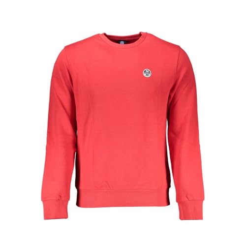 Sweat North Sails homme rouge pour éviter le froid sans fermeture