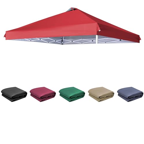 SCOCANOPY Replacement Top with Air Vent for 10x10 Canopy Frame, Canopy Cover ONLY, (Red) by SCOCANOPY - Used condition - CA$38.51