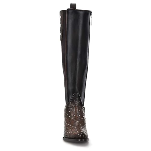 Cuadra Women's Tall Boot with Bovine Leather and Laser Engraving 3F0BRS3
